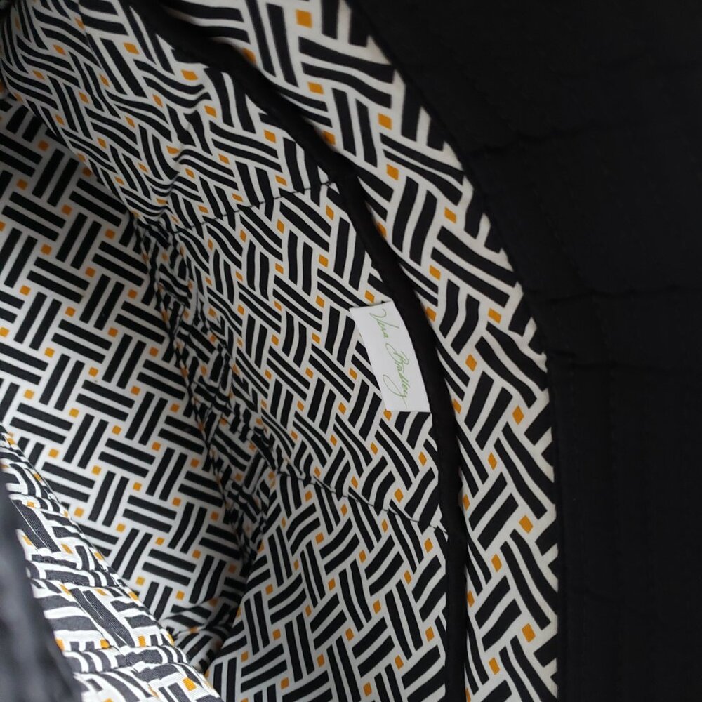 Vera Bradley Classic Black Tote - Picture 9 of 14